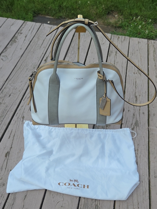 Coach Handbags - Coach Bleeker Preston 30485 Leather Colorblock Satchel 2013 $498 Retail EUC
